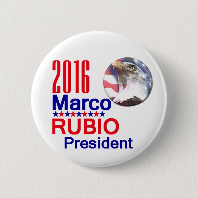 Marco RUBIO 2016 Button (Vorderseite)