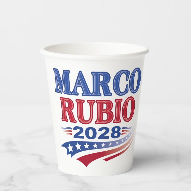 Marco Rubio 2028 (3.) Pappbecher (Vorderseite)