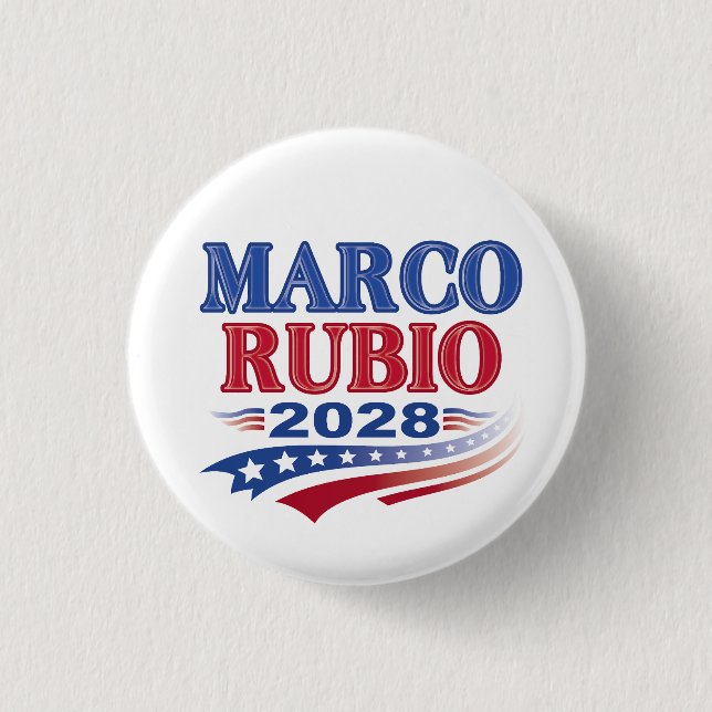 Marco Rubio 2028 (3st) Button (Vorderseite)