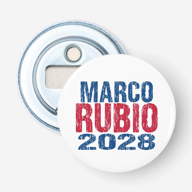 Marco Rubio 2028 (ung) Flaschenöffner (Vorderseite)