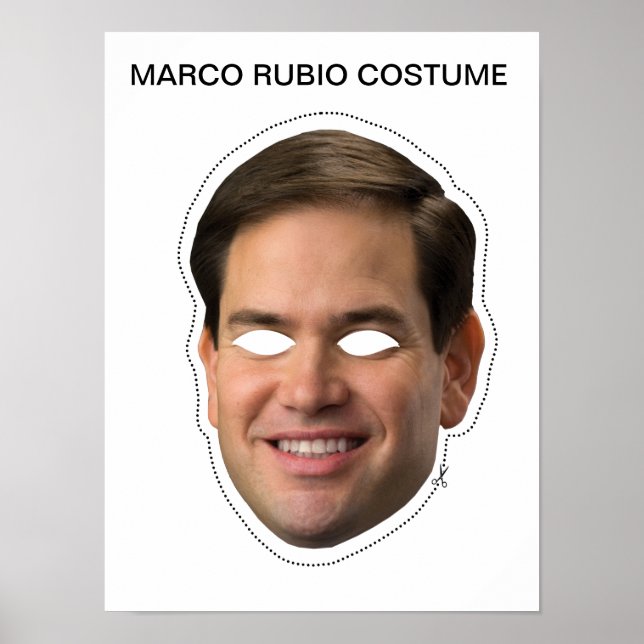 Marco Rubio Costume Poster (Vorne)