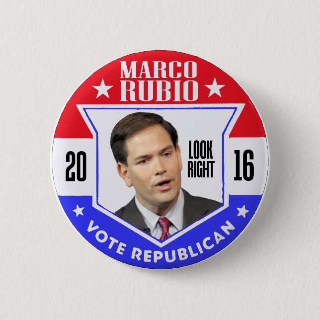 Marco Rubio für Präsidenten 2016 Button (Vorderseite)