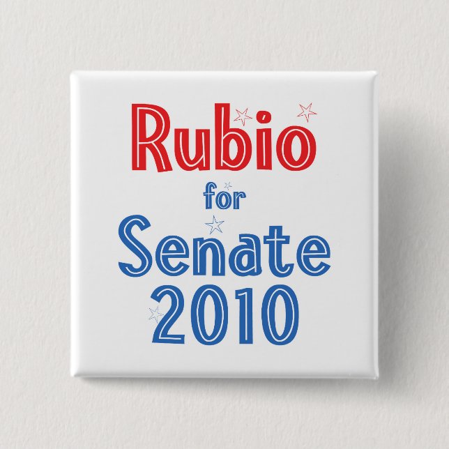 Marco Rubio für Stern-Entwurf des Senats-2010 Button (Vorderseite)