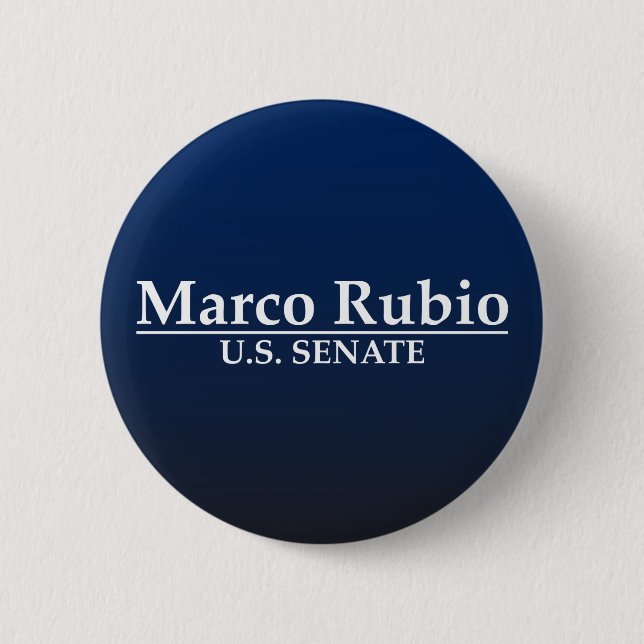 Marco Rubio für US-Senat Button (Vorderseite)