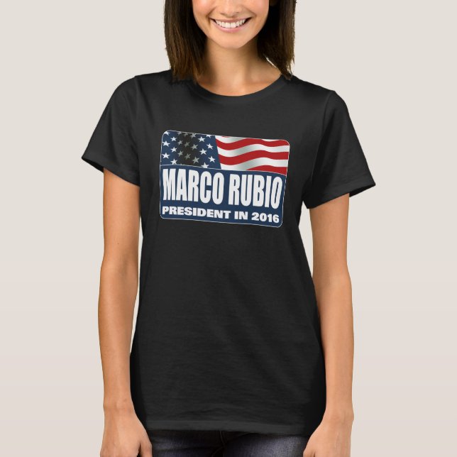 Marco Rubio Präsident 2016 T-Shirt (Vorderseite)