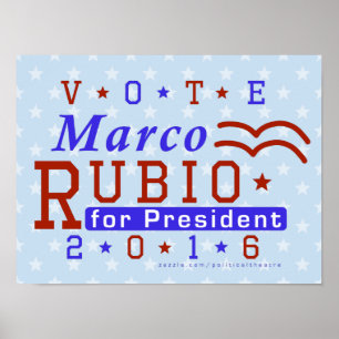 Marco Rubio Republikaner 2016 Präsidenten-Wahl Poster