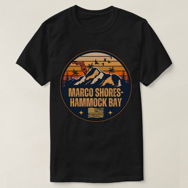 Marco Shores-Hammock Bay, Florida T-Shirt (Design vorne)