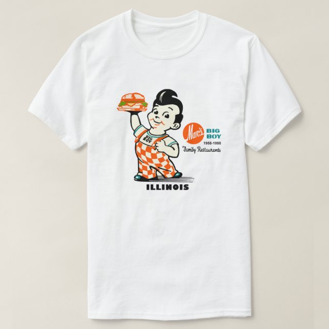 Marc's Big Boy Restaurants in Illinois T-Shirt (Design vorne)