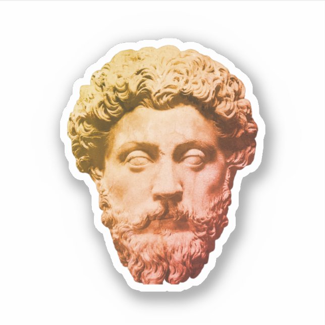 Marcus Aurelius Aufkleber (Vorderseite)