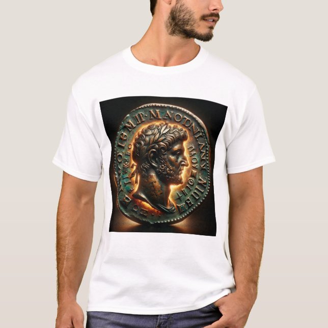Marcus Aurelius Coin Shirt (Vorderseite)