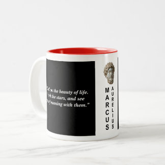 Marcus Aurelius Custom Quote Stoic Philosophie Mug Zweifarbige Tasse