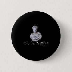 Marcus Aurelius - Die alte römische stoische Philo Button