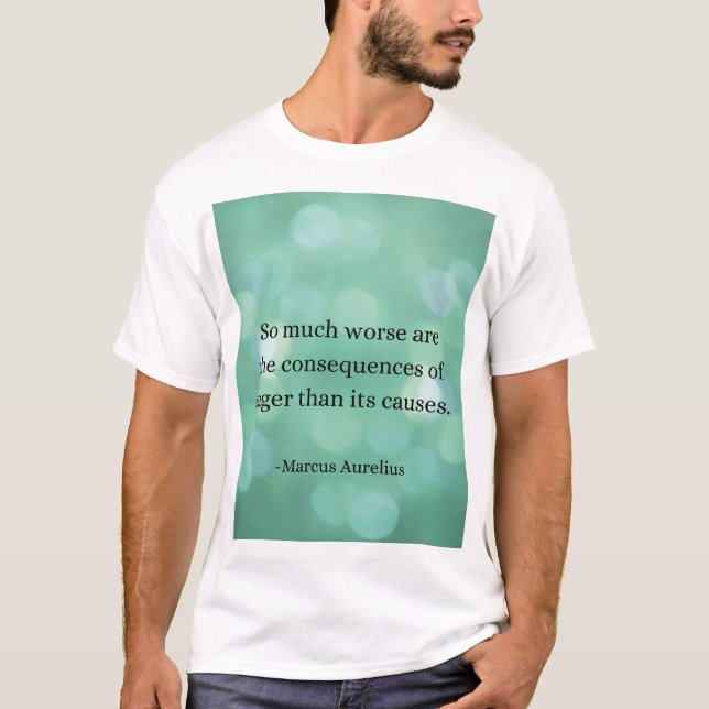 Marcus Aurelius: Erobern Sie Wut, finden Sie inner T-Shirt (Vorderseite)