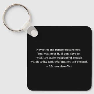 Marcus Aurelius Future Stoicism Zitat Schlüsselanhänger