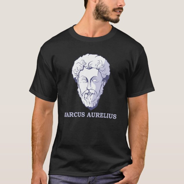 Marcus Aurelius Marc Aurel Roman Kaiser und Philo T-Shirt (Vorderseite)