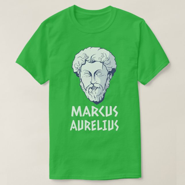 Marcus Aurelius Marcus Roman Kaiser Philosopher T-Shirt (Design vorne)
