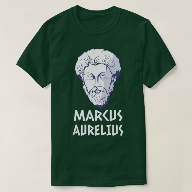 Marcus Aurelius Marcus Roman Kaiser Philosopher T-Shirt (Design vorne)