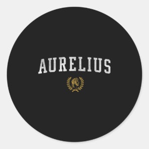 Marcus Aurelius - Meditations Fan Sports Look Shir Runder Aufkleber