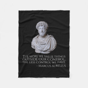 Marcus Aurelius - Philosophie des Motivierend Stoi Fleecedecke