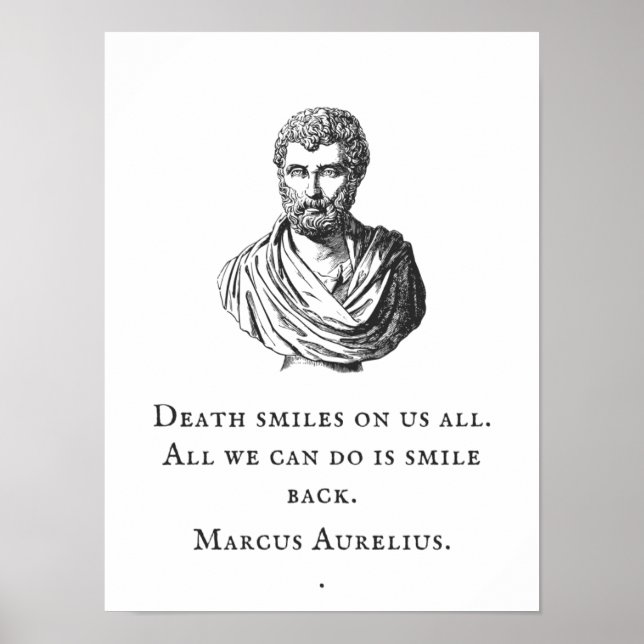 Marcus Aurelius Poster (Vorne)