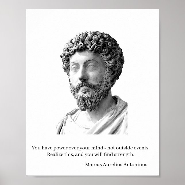 Marcus Aurelius Poster (Vorne)