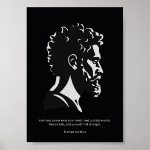 Marcus Aurelius Poster - Stoische Philosophie