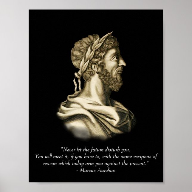 Marcus Aurelius Quote Poster (Vorne)