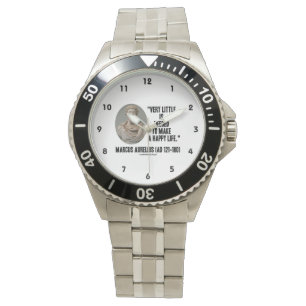 Marcus Aurelius sehr wenig benötigt, glückliches Armbanduhr