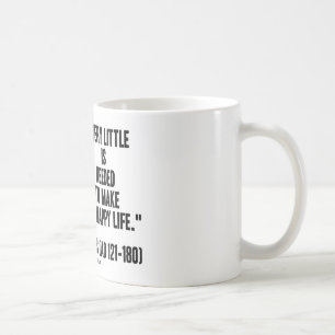 Marcus Aurelius sehr wenig benötigt, glückliches Tasse