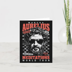 Marcus Aurelius Stoic Philosoper Quote Motivationa Karte