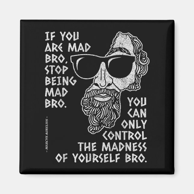 Marcus Aurelius Stoic Philosopher Ancient Roman Jo Magnet (Vorne)