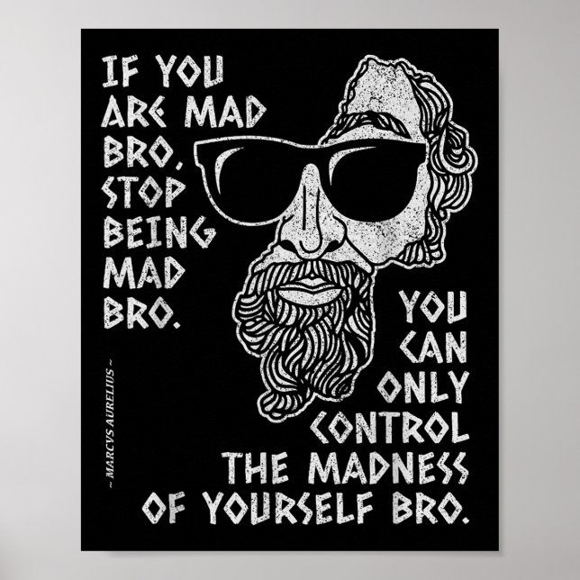 Marcus Aurelius Stoic Philosopher Ancient Roman Jo Poster (Vorne)