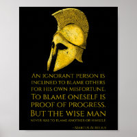 Marcus Aurelius Stoic Philosophy Quote - Roman Sto