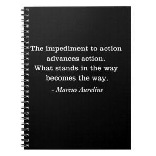 Marcus Aurelius Stoic Quote Notizblock