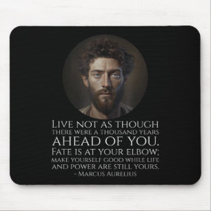 Marcus Aurelius Stoicism - Roman Stoic Philosophy Mousepad