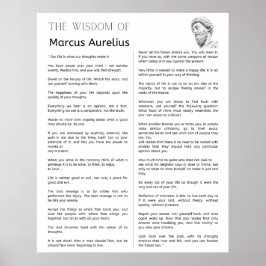 Marcus Aurelius Stoische Meditationen. Die Weishei Poster