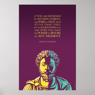 Marcus Aurelius Zitat: Der Power zu revoke Poster