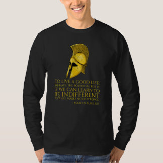 Marcus Aurelius Zitat über das Leben eines Guten T-Shirt