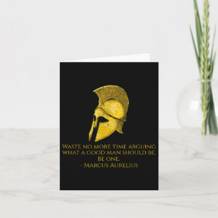 Marcus Aurelius - Zitat zur Stoischen Philosophie Karte