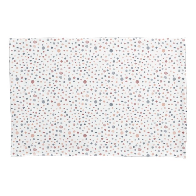 Marcus Confetti Wassercolor Dots Pillowcase Kissenbezug (Vorderseite)