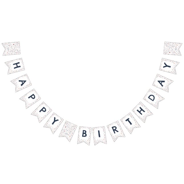 Marcus Confetti Wasserfarbe Dots Jagdflagge Wimpelkette (Alle)