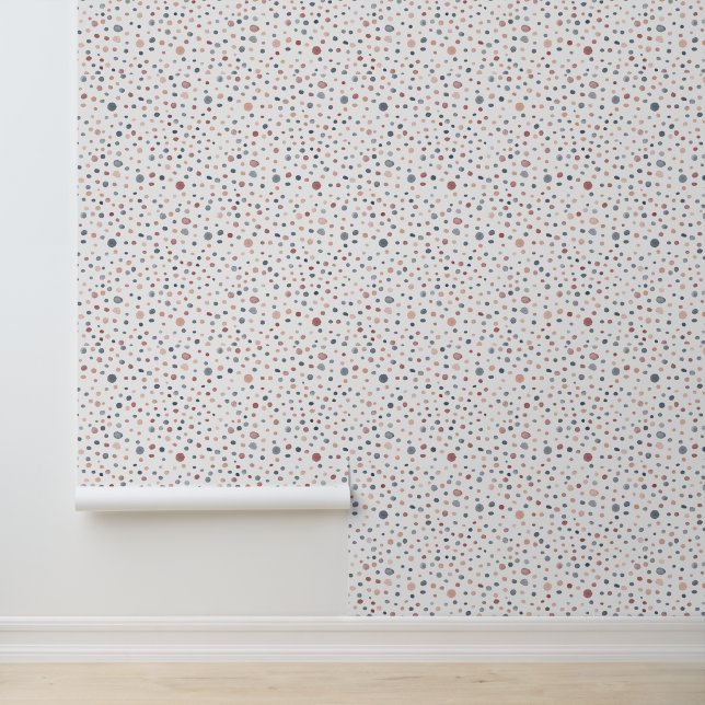 Marcus Confetti Watercolor Dots Tapete (Anwendung)