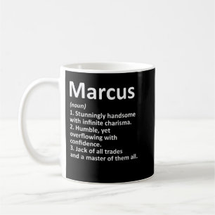 MARCUS Definition Personalisiert Name Funny Birthd Kaffeetasse