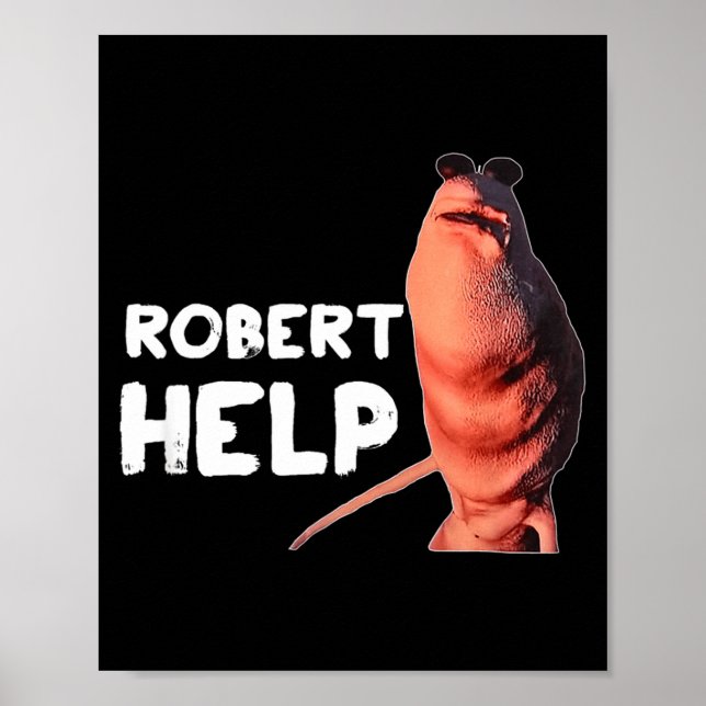 Marcus der Wurm-Meme Lustige Grafiken Vrchat Rober Poster (Vorne)