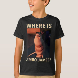 Marcus der Wurm Wo ist Jimbo James Lustiger Meme T-Shirt