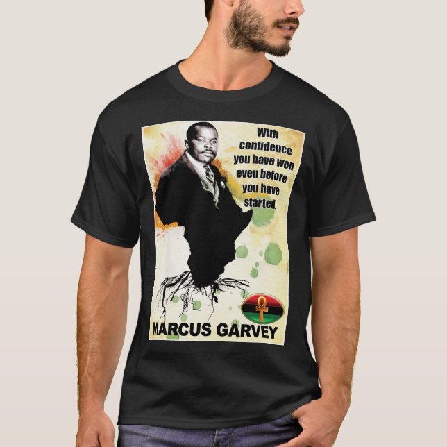 Marcus Garvey Black Tshirt (Vorderseite)