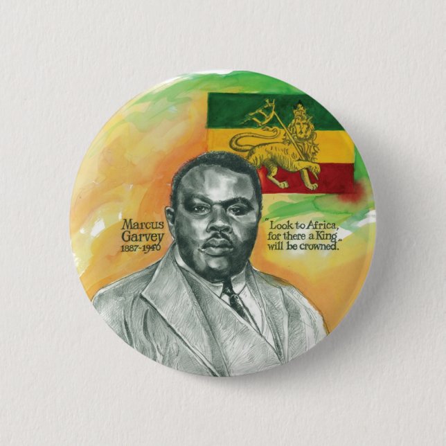 Marcus-Garvey Button (Vorderseite)