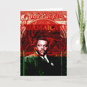 Marcus Garvey Greeting Card Karte