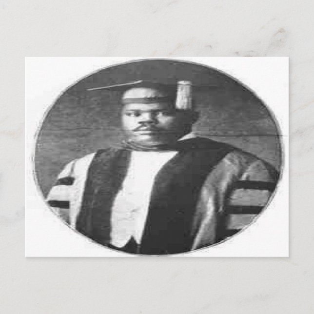 Marcus Garvey Postkarte (Vorderseite)