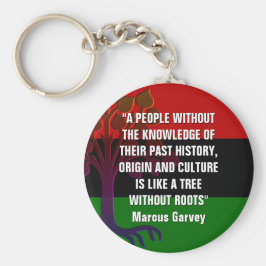 Marcus Garvey TREE OHNE ROOTS Schlüsselanhänger